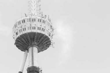 Tiflis, Gürcistan - 07 Mayıs 2016:Tiflis Tv kulesinin parçası