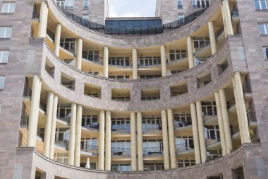 YEREVAN, ARMENIA-MAY 02:North Avenue in Yerevan on May 02, 2016.