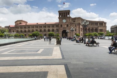 YEREVAN, ARMENIA - MAY 2, 2016: The Government House. Holds the 