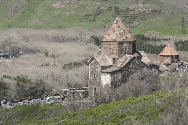 Sevanavank Gölü 'ndeki 9. yüzyıl Ermeni Manastırı.