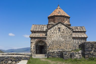 Sevanavank Gölü 'ndeki 9. yüzyıl Ermeni Manastırı.