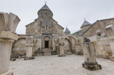 13. yüzyıl Ermenistan'daki Haghartsin Manastırı.Antik Mon