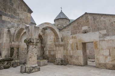 13. yüzyıl Ermenistan'daki Haghartsin Manastırı.Antik Mon