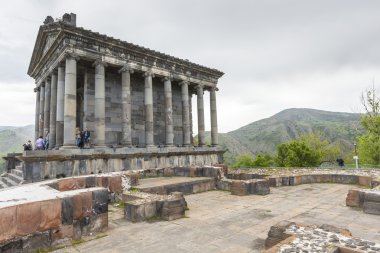 Garni, Ermenistan - 02,2016 olabilir: Antik Garni pagan Tapınağı, h