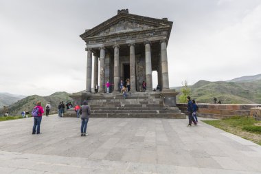 Garni, Ermenistan - 02,2016 olabilir: Antik Garni pagan Tapınağı, h