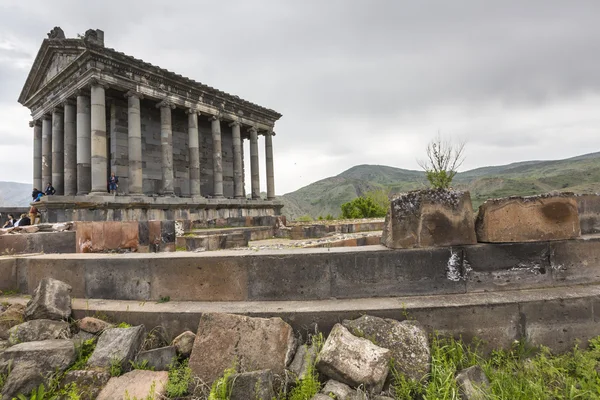 Garni, Arménie - může 02,2016: Starověké Garni Pohanský chrám, h — Stock fotografie