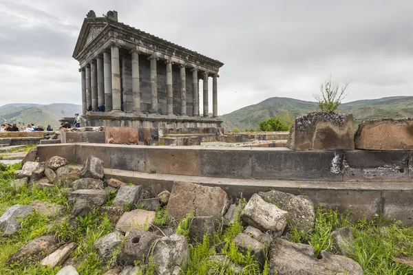 Garni, Arménie - může 02,2016: Starověké Garni Pohanský chrám, h — Stock fotografie