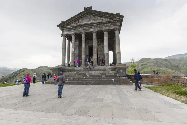 Garni, Arménie - může 02,2016: Starověké Garni Pohanský chrám, h — Stock fotografie