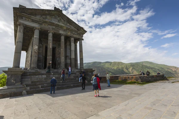 Garni, Arménie - může 02,2016: Starověké Garni Pohanský chrám, h — Stock fotografie