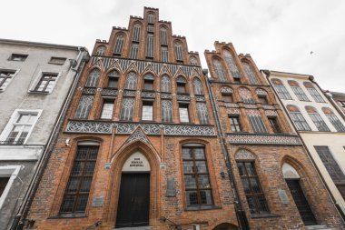 Torun, Polonya - 18 Mayıs 2016: House of Nicholas Copernicus (Dom 