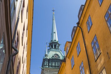 Gamla Stan, o en eski kilisede Aziz Nikolaos Kilisesi olduğunu