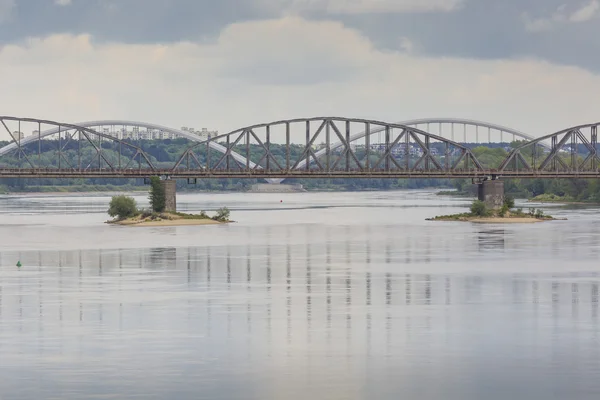 Toruń - 18 maja 2016: Polska - Toruń słynny most kratowy — Zdjęcie stockowe