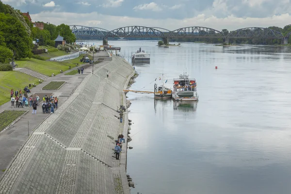 TORUN, POLÔNIA - 18 de maio de 2016: Torun na Polônia, horizonte da Cidade Velha , — Fotografia de Stock