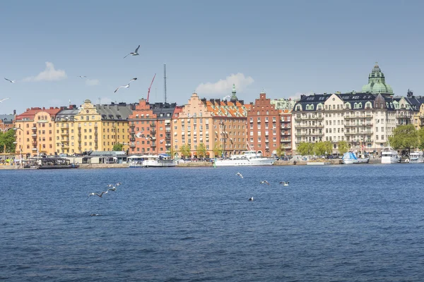 Natursköna sommaren panorama i Stockholm — Stockfoto