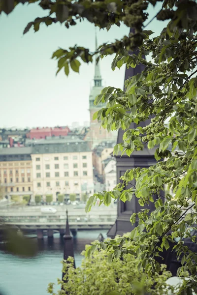 Panorama panorâmico da Cidade Velha (Gamla Stan) — Fotografia de Stock