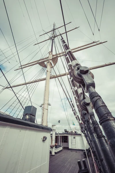 Stockholm Zweden 21 mei 2016: het schip af Chapman in Stockholm S — Stockfoto