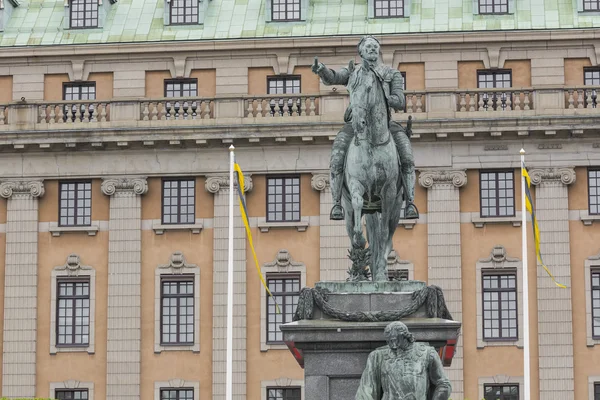 Stockholm, Švédsko - 21 května 2016: Historická památka v Stockho — Stock fotografie