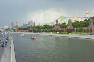 Moskova - Haziran 02: Moskova Nehri Kremlin çıkabilir. İçin