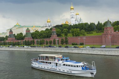 Moskova - Haziran 02: Moskova Nehri Kremlin çıkabilir. İçin