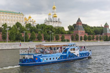 Moskova - Haziran 02: Moskova Nehri Kremlin çıkabilir. İçin