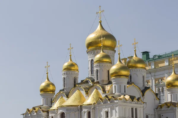 Προβάλετε από γνωστά στον καθεδρικό ναό του Ευαγγελισμού της Θεοτόκου στο Κρεμλίνο της Μόσχας, Rus — Φωτογραφία Αρχείου