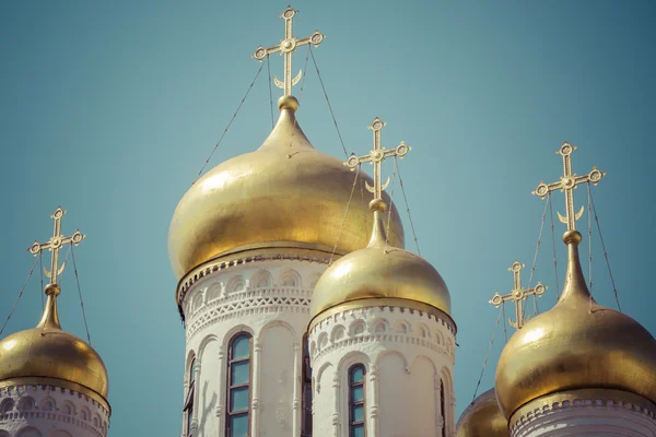 Zblízka pohled kopule Annunciation Cathedral — Stock fotografie