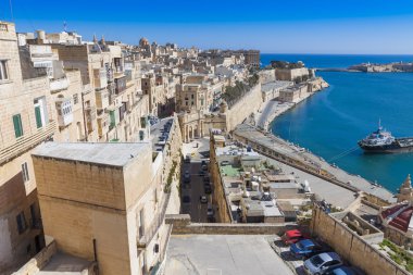  Valletta - Malta - 13 Nisan 2016: Geleneksel Malta mimar