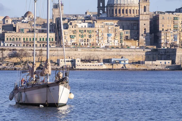 Esténként, Málta Valletta városára — Stock Fotó