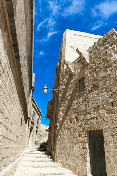 Vista da fortaleza de Rabat (Victoria) (Gozo, ilhas maltesas ) — Fotografia de Stock