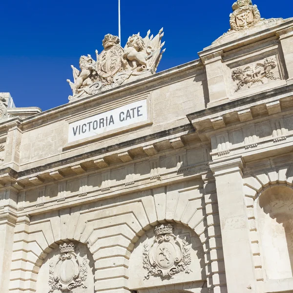 Η πύλη Victoria, μία από τις εισόδους για τη Βαλέτα, την πρωτεύουσα της — Φωτογραφία Αρχείου