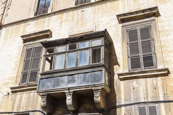 VALLETTA-MALTA - 13 de abril de 2016: Arquiteto tradicional maltês — Fotografia de Stock