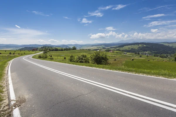 Vista sulle montagne di Tatra Polonia . — Foto Stock