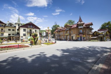 Szczawnica - 21 Haziran: Szczawnica tatil beldesi Nisan günü Polonya 