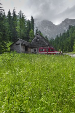 Tatra, Polonya - 22 Haziran: Dağ sığınma evinde Tatra Mounta