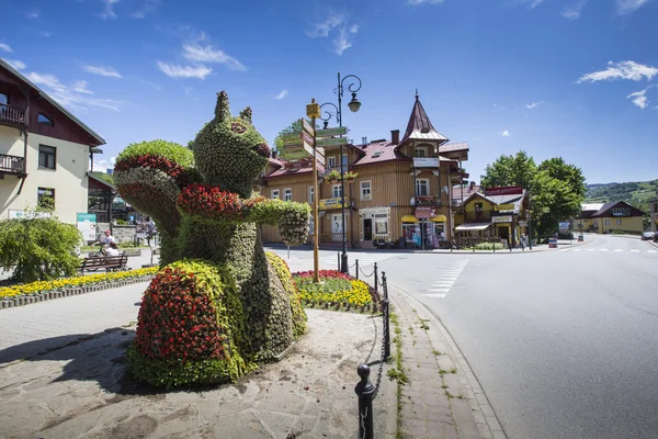 ШЧАВНИЦА - 21 июня: курортный город Очавница в Польше. — стоковое фото