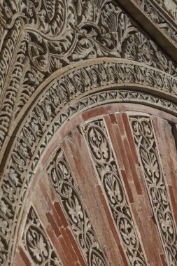 Cordoba - İspanya - 10 Haziran 2016: mudejar portal detay
