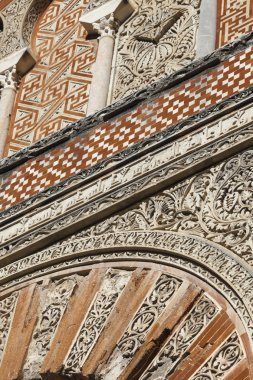 Cordoba - İspanya - 10 Haziran 2016: mudejar portal detay