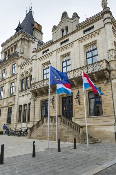 Luksemburg, Luksemburg - 01 lipca 2016: Pałac Książęcy — Zdjęcie stockowe