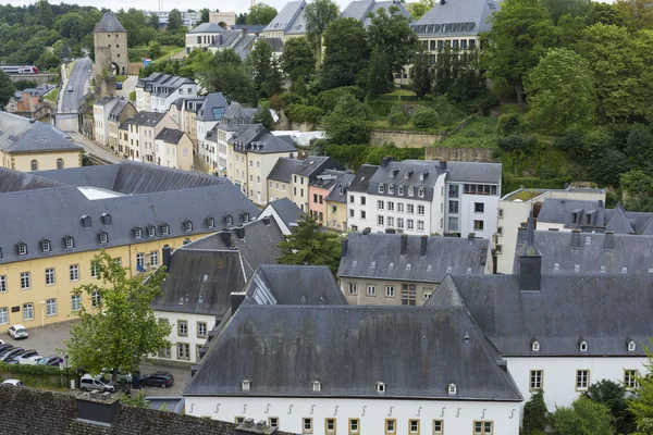 LUXEMBOURG CITY - LUXEMBOURG - JUNE 30, 2016: Sunny summer day i — Stock Photo, Image