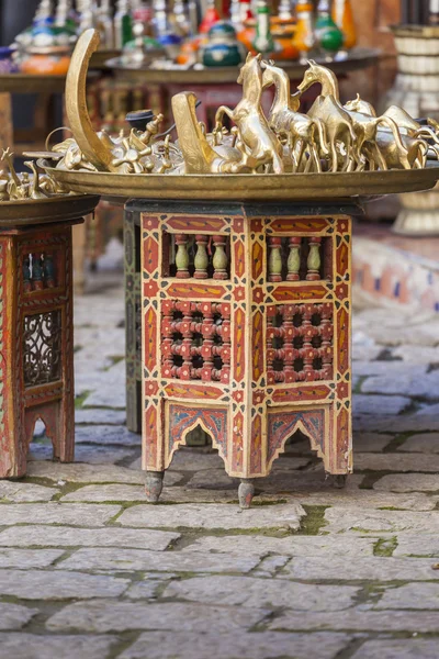 Traditionella souvenirbutik i medina, Marocko — Stockfoto