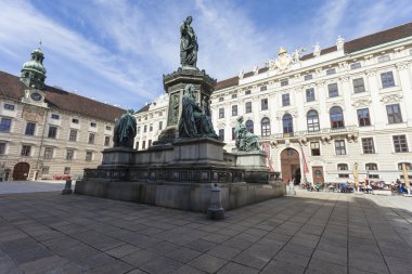 Viyana, Avusturya, E.U. - 05 Haziran 2016: İmparator Franz anıt