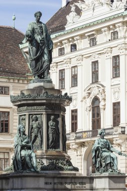 Viyana, Avusturya, E.U. - 05 Haziran 2016: İmparator Franz anıt