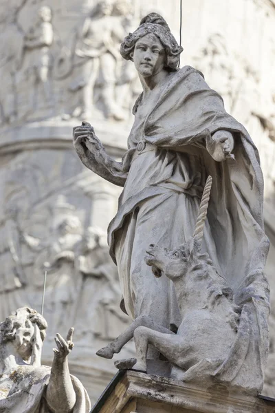 Kostel St. charles (karlskirche) ve Vídni, Rakousko — Stock fotografie