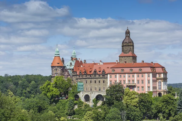 WALBRZYCH, POLONIA - 07 LUGLIO 2016: Castello di Ksiaz a Walbrzych, in Polonia — Foto Stock