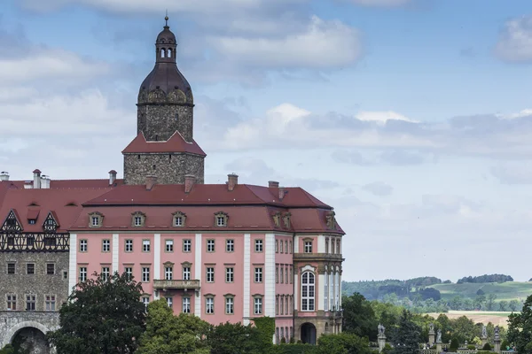 WALBRZYCH, POLÓNIA - JULHO 07, 2016: Castelo Ksiaz em Walbrzych, em — Fotografia de Stock