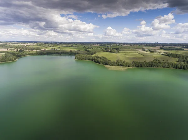 Suwalki Landscape Park, Poland. Summer time. View from above. — Stock Photo, Image