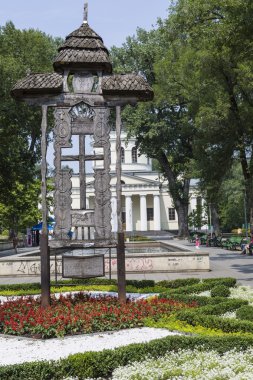Chisinau, Moldova - 30 Temmuz 2016: Cathedral Park 30 Temmuz 20