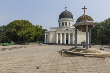 Chisinau, Moldova - 30 Temmuz 2016: Cathedral Park 30 Temmuz 20