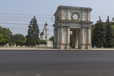 Chisinau, Moldova- 30 Temmuz 2016: Ulusal Assem'de Zafer Kemeri