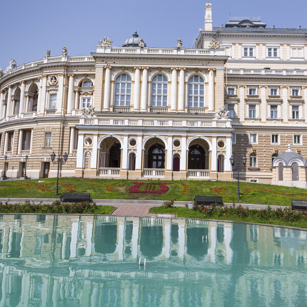 ODESSA, UKRAINE - AUGUST 02, 2016:The Odessa National Academic T